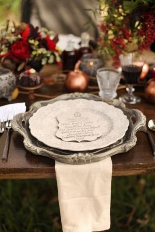 Винтажная сервировка стола