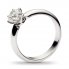  Классическое кольцо с бриллиантом 1 карат