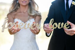 Золотые буквы для фотосессии