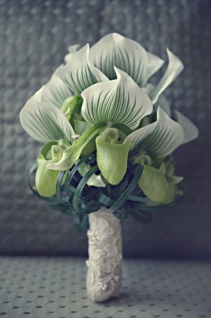 Нестандартный букет невесты