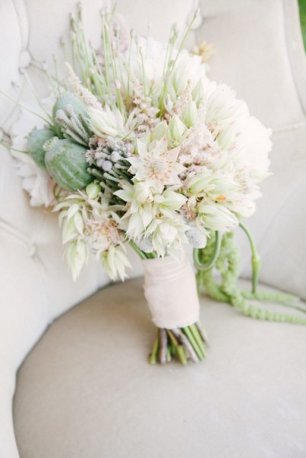 Структурный букет невесты