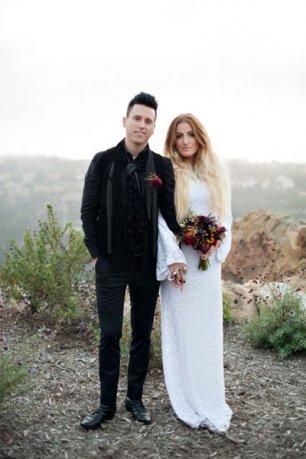 Образы молодоженов в бохо-стиле