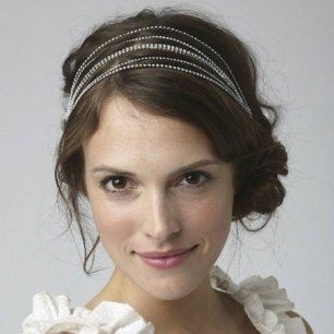 Аксессуар для прически невесты со стразами