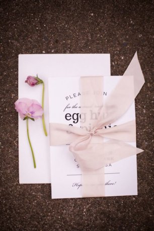 Пригласительные с лентами