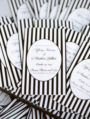 Приглашения с вертикальными полосками