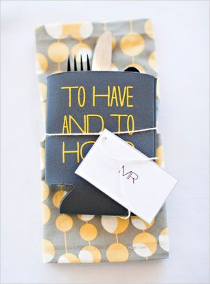 Салфетка с посланием