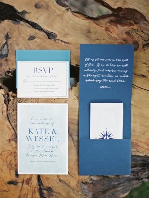 Приглашения с компасом внутри