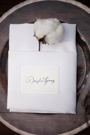 Сервировка стола: хлопок