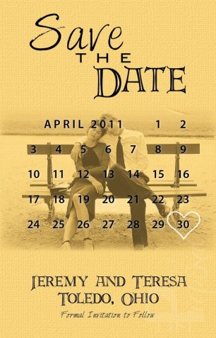 Приглашение в стиле ретро