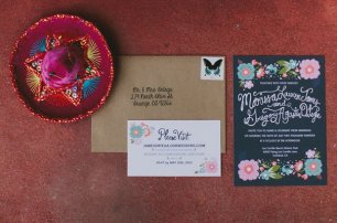 Приглашения с мексиканским декором