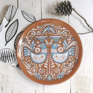 Винтажная тарелка для сервировки