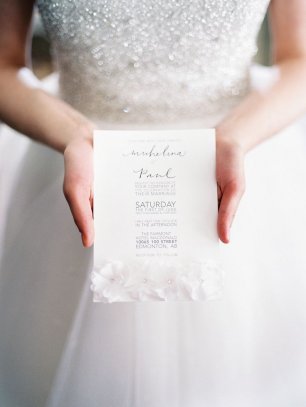 Приглашение с декором