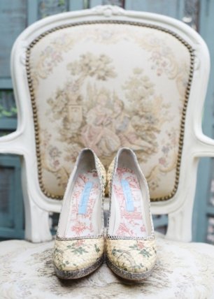 Винтажные туфли невесты