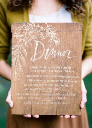 Декор для свадебного ужина