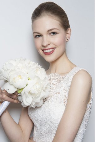 Нейтральный макияж невесты