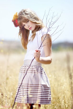 Невеста в поле