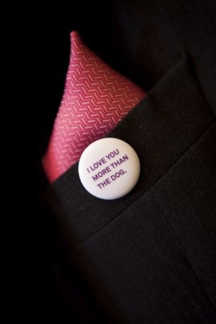 Значок у жениха