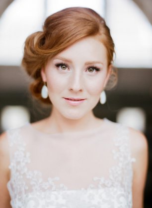 Нейтральный макияж невесты