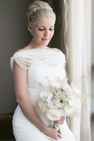 Белоснежный букет невесты