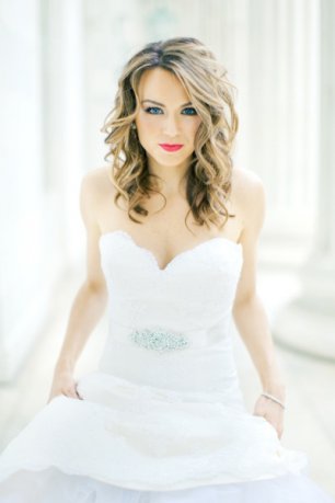 Прическа невесты: мягкие волны