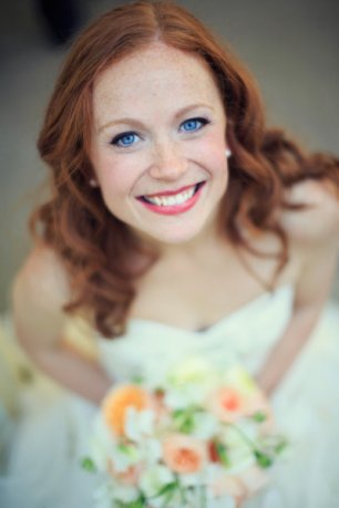 Нейтральный макияж невесты