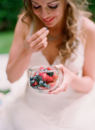 Десерт из свежих ягод