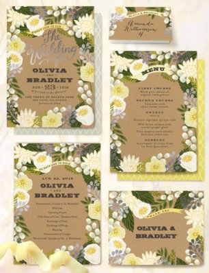 Винтажные приглашения