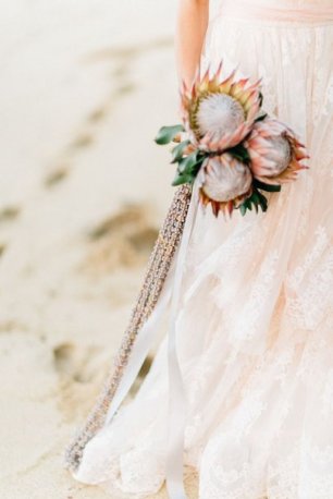 Необычный букет невесты