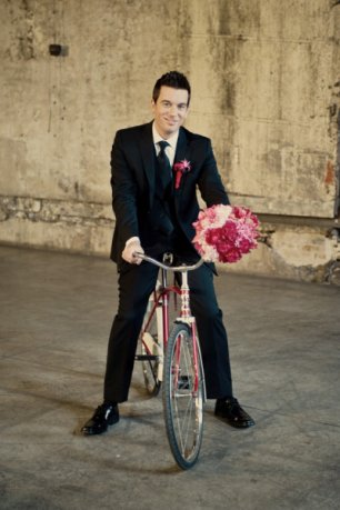 Жених на велосипеде