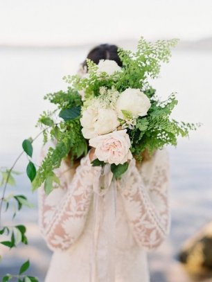 Структурный букет невесты