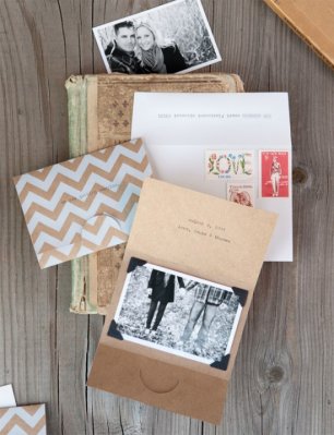 Приглашения с фотографиями молодоженов