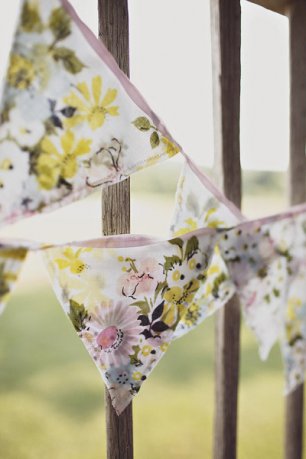 Тканевая гирлянда