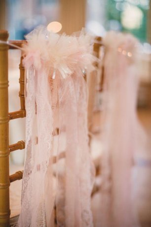 Декор стульев тканью