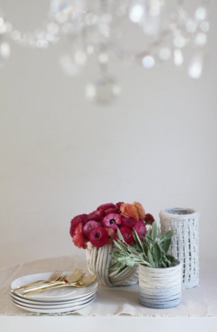 Самобытный декор на свадебном столе