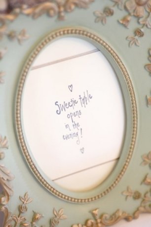 Свадебный декор - зеркало