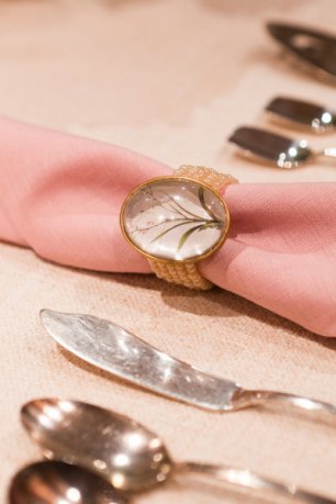 Кольцо-брошь для салфетки