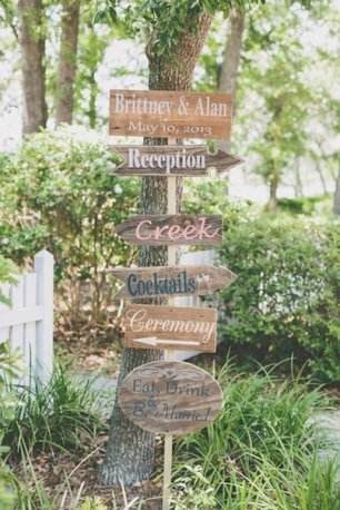 Детали свадебного декора