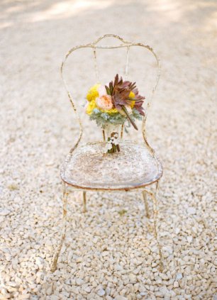 Структурный букет невесты