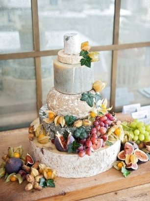 Свадебный торт с глазурью "под камень"