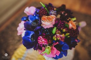Черничная свадьба, букет невесты