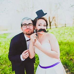 Черничная свадьба, фотосессия