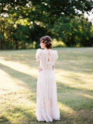 Винтажное платье невесты