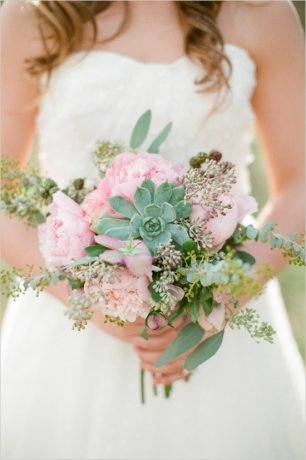 Нежный букет невесты