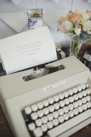 Печатная машинка - деталь фотосессии