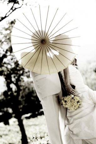 Фотосессия молодоженов в лесу