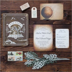 Винтажная полиграфия для свадьбы