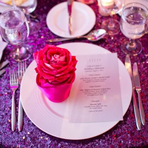 Оформление свадебного стола