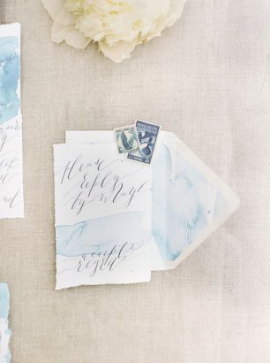 Приглашения с акварельными рисунками