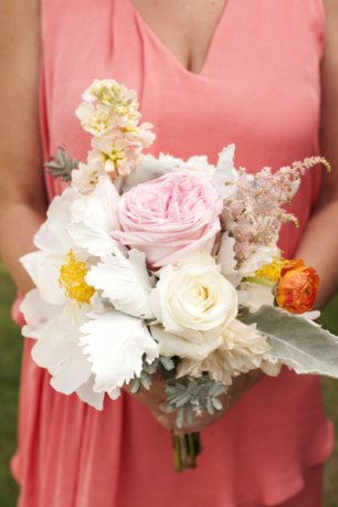 Структурный букет невесты