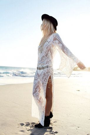 Пляжный образ невесты